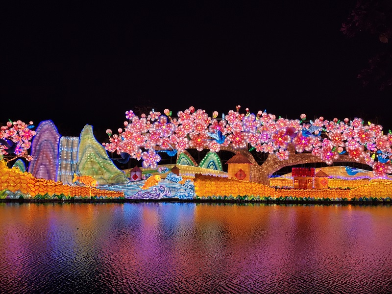 曦月彩燈|2020廣州花展響！越秀花燈亮燈